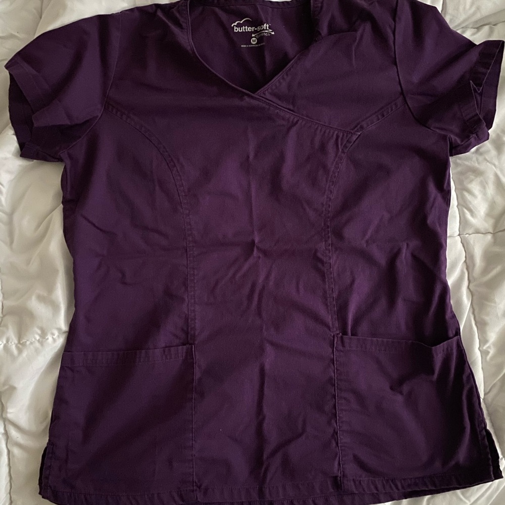 Butter Soft Stretch Scrub Top